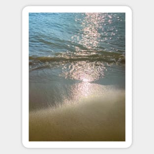 Summer Travel Vacation Sand Beach Sun Sea Reflections Sticker